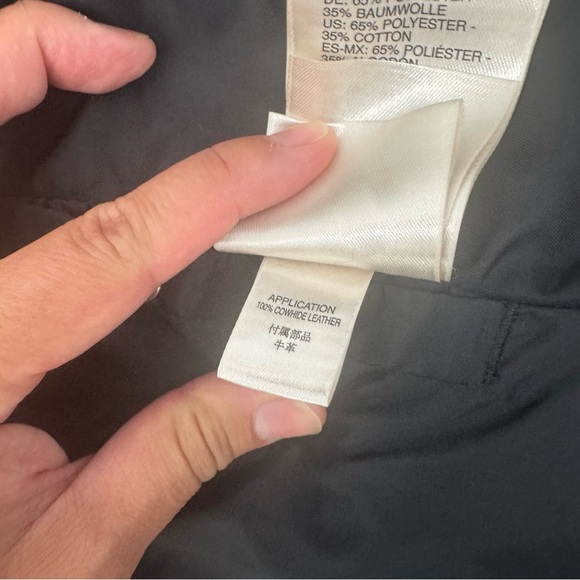 DIESEL Biker Jacket with Leather Details in Black Size Small - Picture 15 of 15